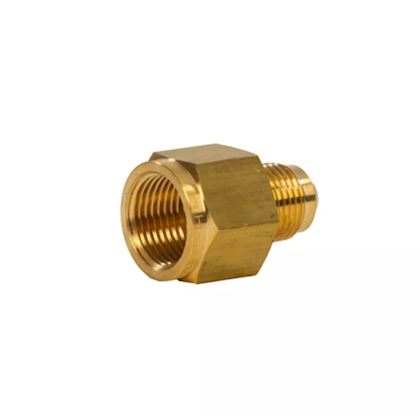 Mueller Flare verloop verbinding recht 1/2" inwendig x 3/8"